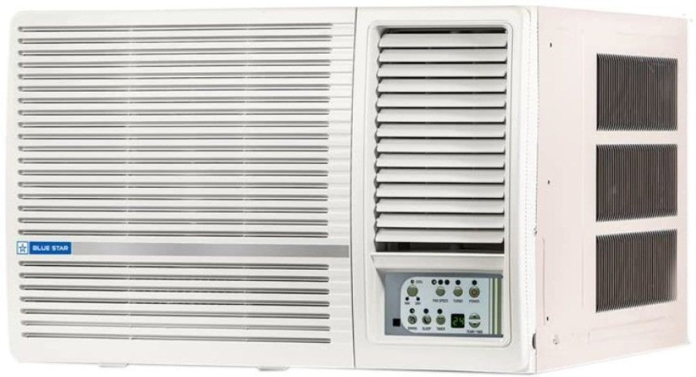 Blue Star 1 Ton 2 Star Window AC  - White - WFA212LN, Copper Condenser