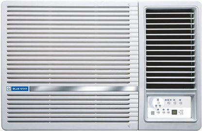 Blue Star 1 Ton 2 Star Window AC  - White - WFA212LN, Copper Condenser