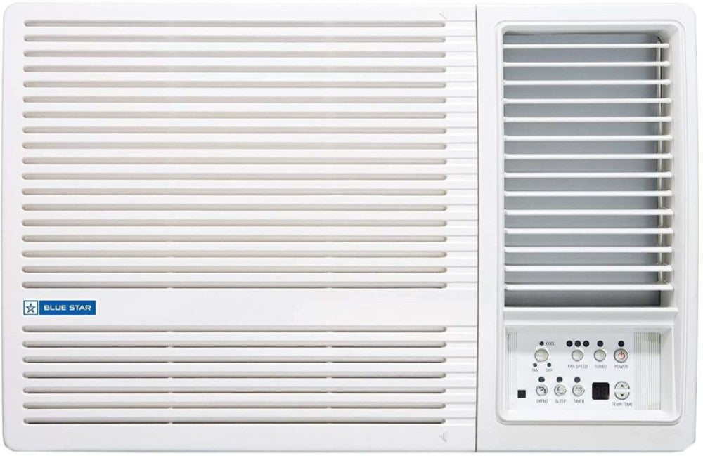 Blue Star 1.5 Ton 3 Star Window AC  - White - WFA318LN_0, Copper Condenser