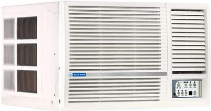 Blue Star 1 Ton 2 Star Window AC  - White - WFA212LN, Copper Condenser