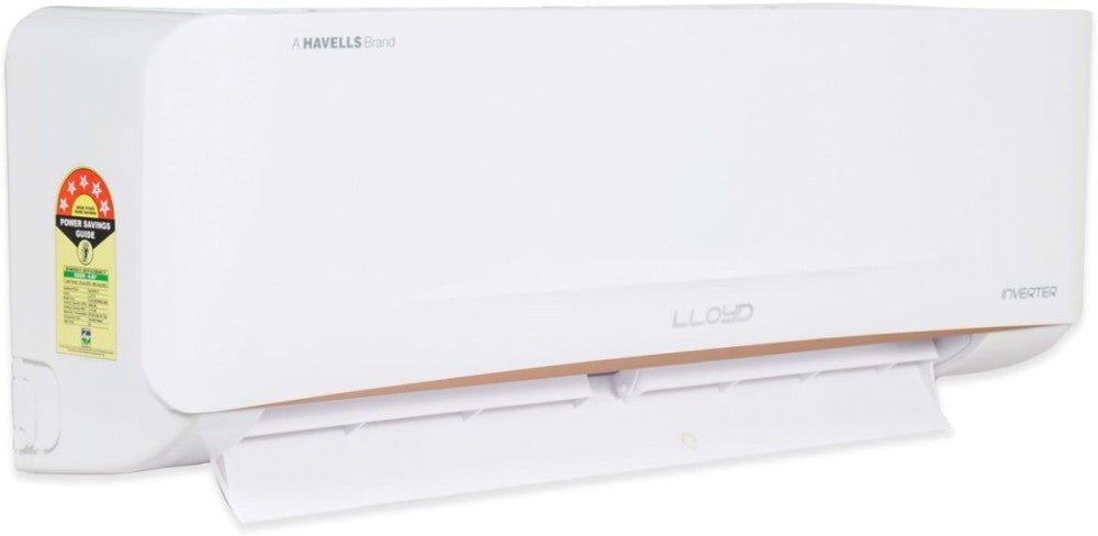 Lloyd 1 Ton 5 Star Split Inverter AC  - White - LS12I5FWBEL, Copper Condenser