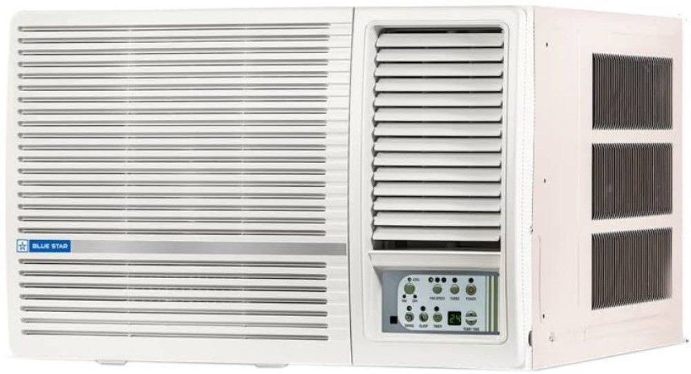 Blue Star 1.5 Ton 3 Star Window AC  - White - WFA318LN_0, Copper Condenser