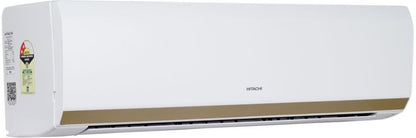 Hitachi 1.5 टन 2 स्टार स्प्लिट AC - सफ़ेद - RSOG218HFDOF, कॉपर कंडेंसर