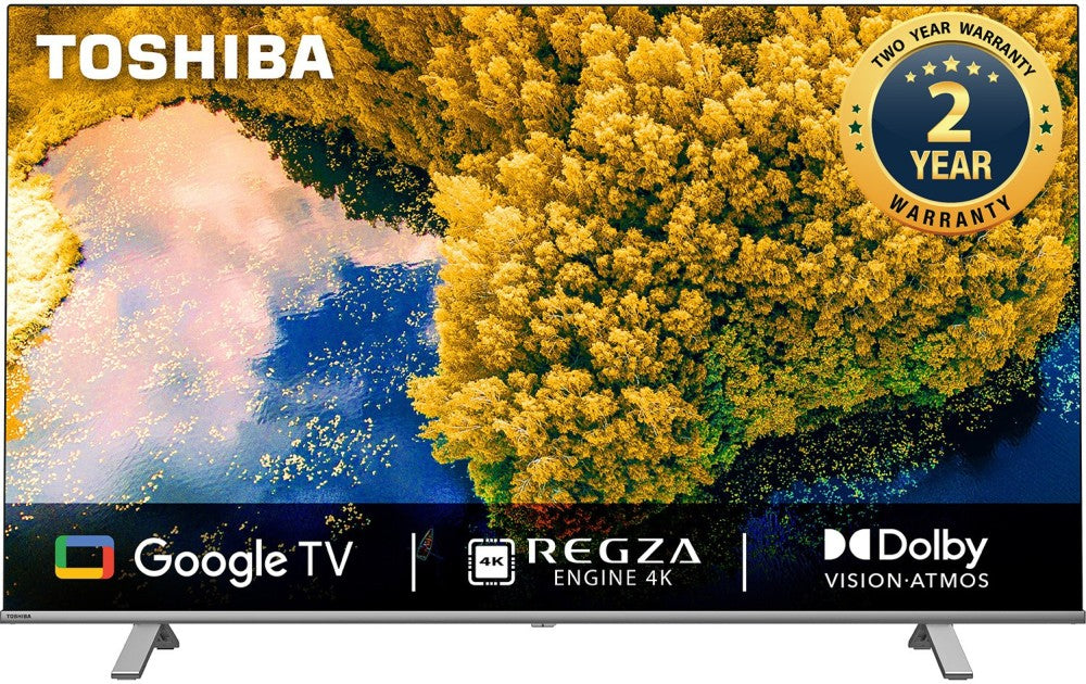 TOSHIBA C350LP Series 126 cm (50 inch) Ultra HD (4K) LED Smart Google TV with Dolby Vision Atmos and REGZA Engine - 50C350LP