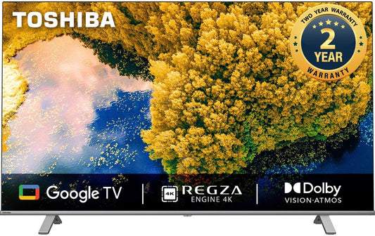 TOSHIBA C350LP Series 126 cm (50 inch) Ultra HD (4K) LED Smart Google TV with Dolby Vision Atmos and REGZA Engine - 50C350LP