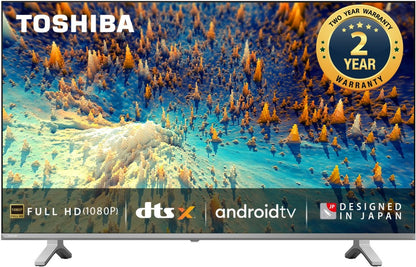TOSHIBA V35KP 108 cm (43 inch) Full HD LED Smart Android TV with DTS Virtual X (2022 Model) - 43V35KP