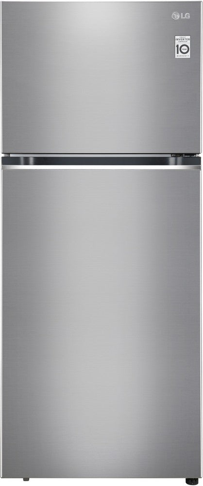 LG 398 L Frost Free Double Door 2 Star Convertible Refrigerator - Shiny Steel, GL-S422SPZY