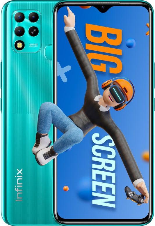 Infinix Hot 12 (Turquoise Cyan, 64 GB) - 4 GB RAM