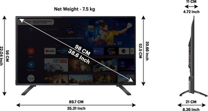 थॉमसन 9ए सीरीज 98 सेमी (40 इंच) फुल एचडी एलईडी स्मार्ट एंड्रॉइड टीवी - 40PATH7777