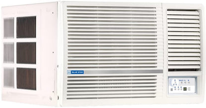 Blue Star 1.5 Ton 3 Star Window Inverter AC  - White - WIB318LN, Copper Condenser