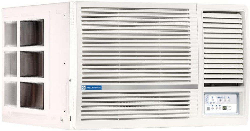 Blue Star 1 Ton 3 Star Window AC  - White - WFB312LN, Copper Condenser