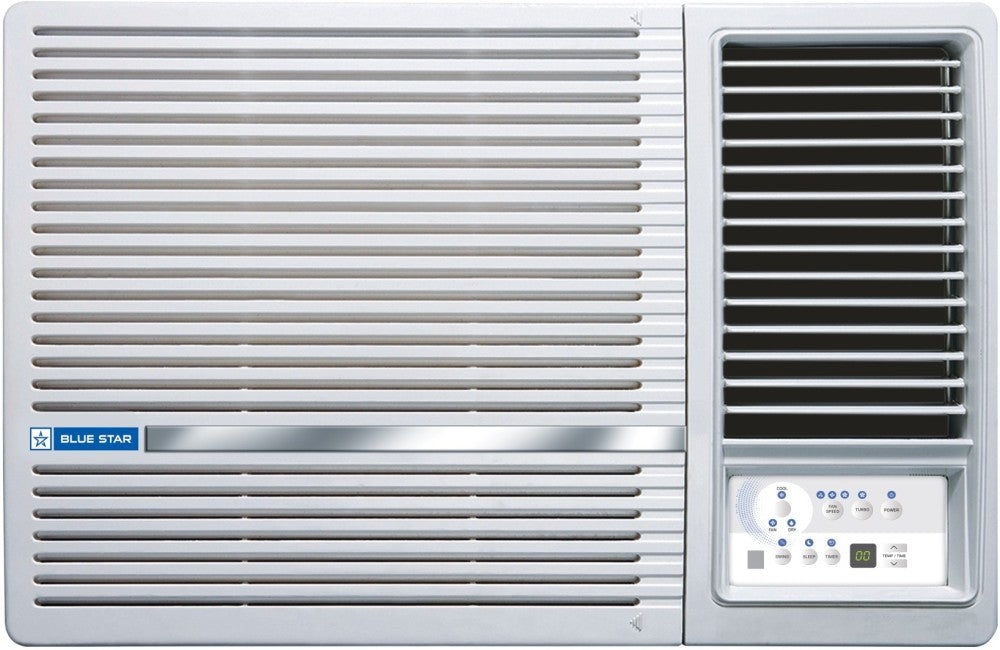 Blue Star 1 Ton 5 Star Window AC  - White - WFA512LN, Copper Condenser