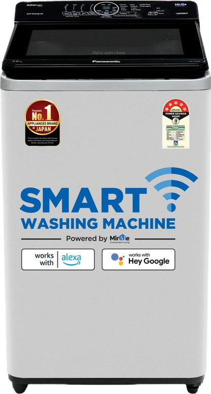 Panasonic 7.5 kg Wifi Smart Washing Machine Fully Automatic Top Load Grey - NA-F75A10MRB