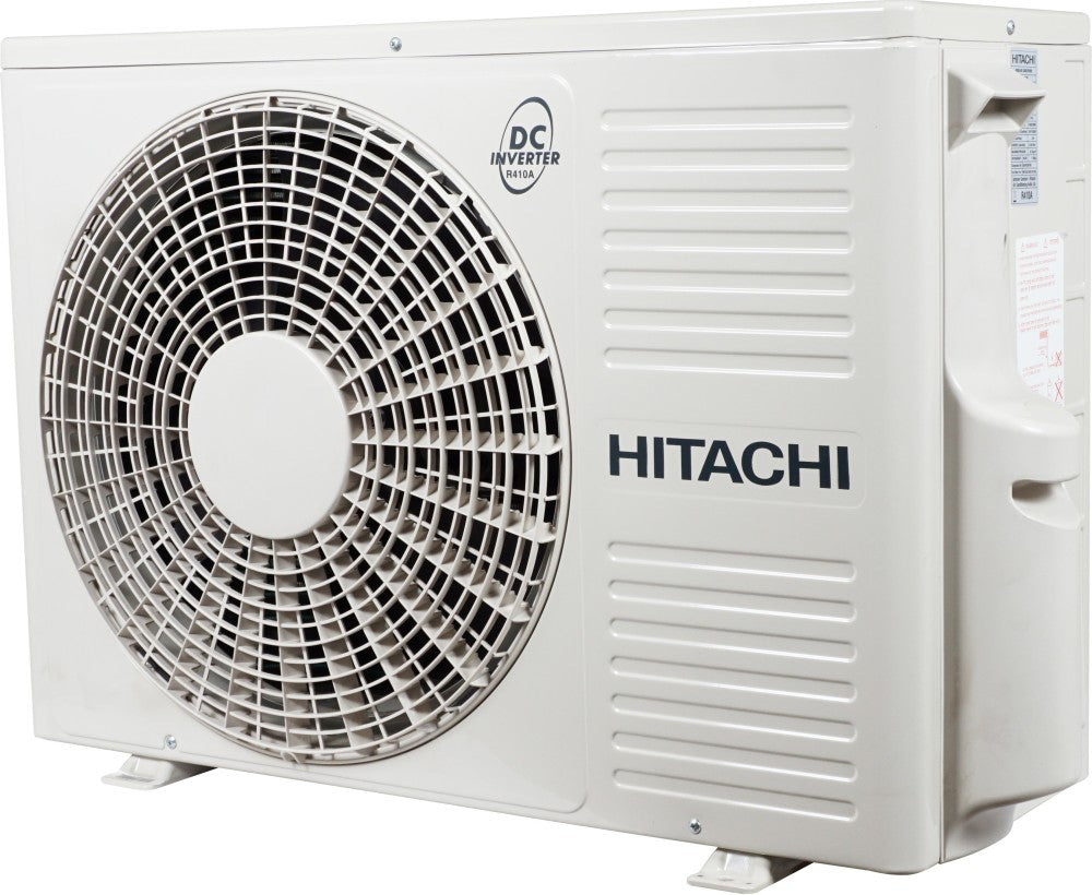 Hitachi 1.5 Ton 3 Star Split Inverter Hot and Cold AC  - White - RSQG318HEXA, Copper Condenser