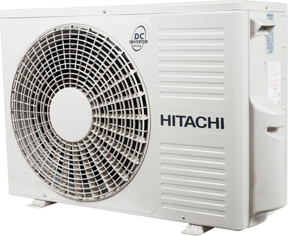 Hitachi 1.5 Ton 3 Star Split Inverter Hot and Cold AC  - White - RSQG318HEXA, Copper Condenser