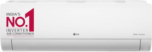 LG AI Convertible 6-in-1 Cooling 2023 Model 1.5 Ton 5 Star Split AI Dual Inverter Plasmaster (Ionizer) 4 Way Swing, HD Filter with Anti-Virus Protection AC  - White - RS-Q19HNZP, Copper Condenser