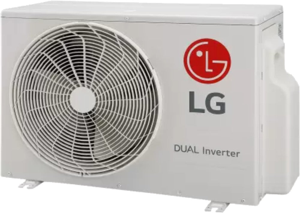 LG AI कन्वर्टिबल 6-इन-1 कूलिंग 2023 मॉडल 2 टन 3 स्टार स्प्लिट AI डुअल इन्वर्टर 4 वे स्विंग, एंटी-वायरस प्रोटेक्शन AC के साथ HD फ़िल्टर - सफ़ेद - RS-Q24ENXE, कॉपर कंडेनसर