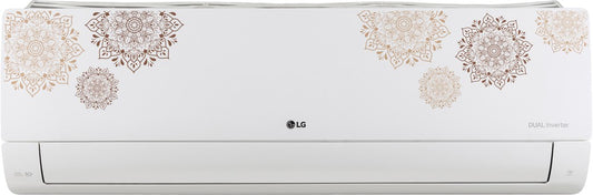 LG AI+ कनवर्टिबल 6-इन-1 कूलिंग 2023 मॉडल 1 टन 5 स्टार स्प्लिट AI ड्युअल इन्वर्टर 4 वे स्विंग, एंटी-वायरस प्रोटेक्शन वाला HD फ़िल्टर AC - रीगल - RS-Q14MWZE, कॉपर कंडेंसर