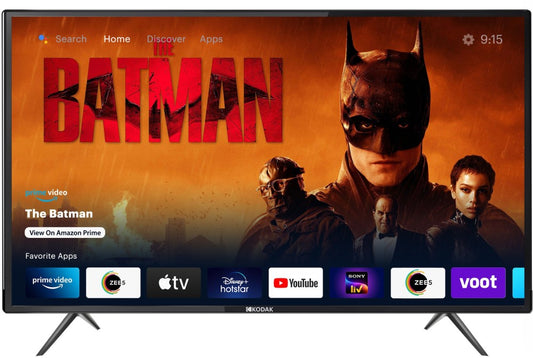 KODAK 7XPRO Series 108 cm (43 inch) Full HD LED Smart Android TV - 43FHDX7XPRO