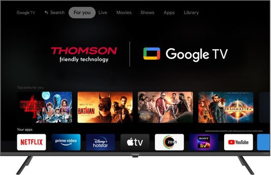 Thomson 126 cm (50 inch) QLED Ultra HD (4K) Smart Google TV With Dolby Vision & Dolby Atmos - Q50H1000