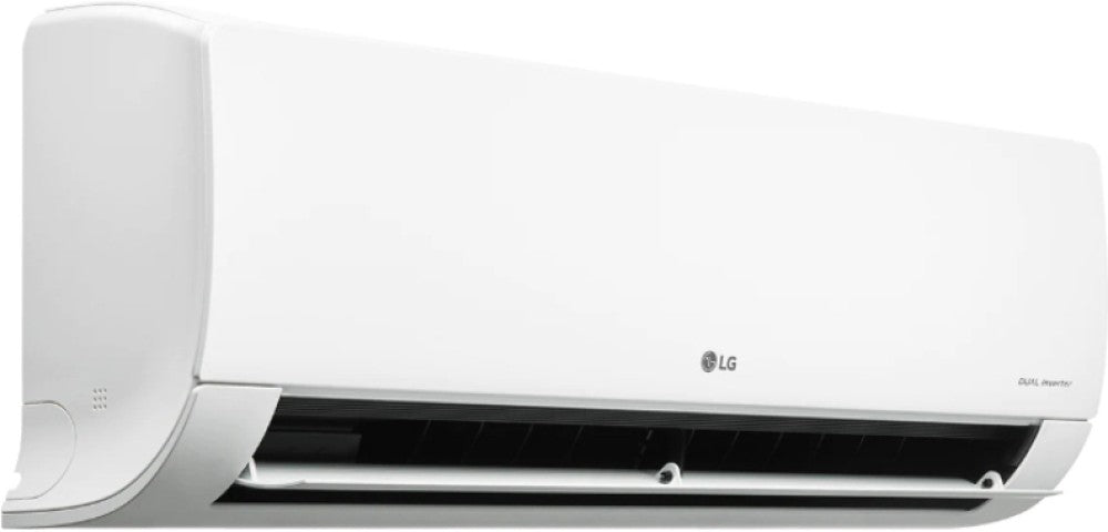 LG AI Convertible 6-in-1 Cooling 2023 Model 1 Ton 5 Star Split AI Dual Inverter 4 Way Swing, HD Filter with Anti-Virus Protection AC  - White - RS-Q14ENZE, Copper Condenser