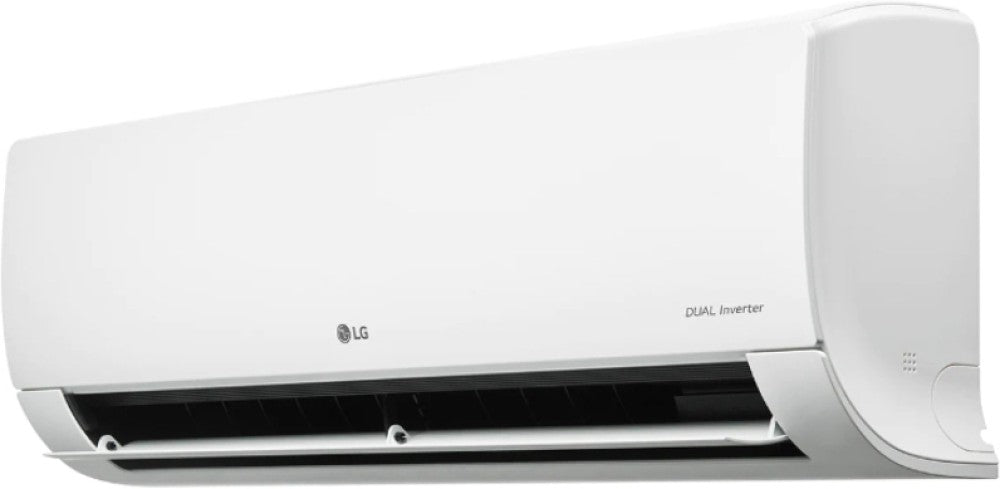 LG AI Convertible 6-in-1 Cooling 2023 Model 1 Ton 5 Star Split AI Dual Inverter 4 Way Swing, HD Filter with Anti-Virus Protection AC  - White - RS-Q14ENZE, Copper Condenser