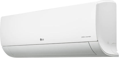 LG Super Convertible 5-in-1 Cooling 2023 Model 2 Ton 3 Star Hot and Cold Split Dual Inverter HD Filter with Anti-Virus Protection AC  - White - RS-H24VNXE, Copper Condenser