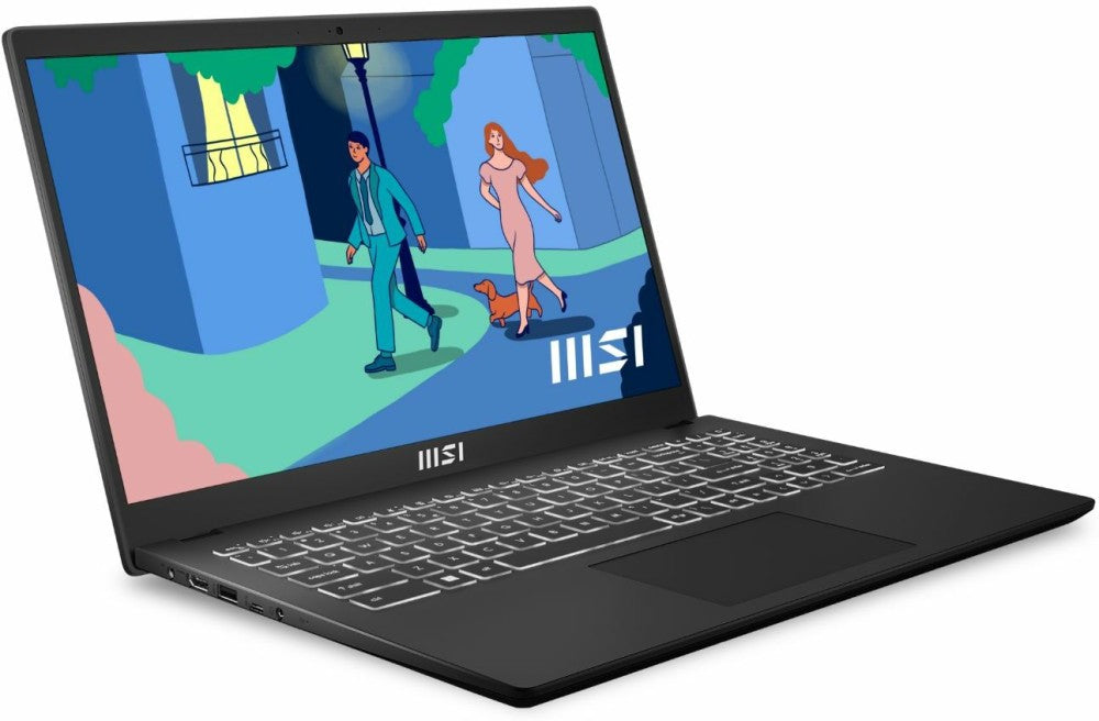 MSI Core i7 12th Gen - (16GB/512GB SSD/Windows 11 Home) मॉडर्न 15 B12M-226IN पतला और हल्का लैपटॉप - 15.6 इंच, काला