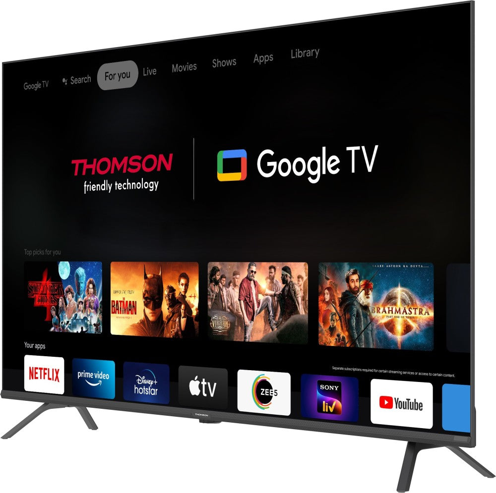 Thomson 164 cm (65 inch) QLED Ultra HD (4K) Smart Google TV With Dolby Vision & Dolby Atmos - Q65H1100