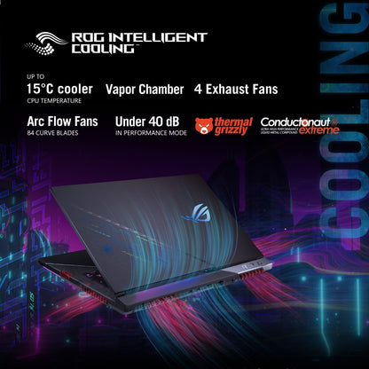 ASUS ROG Strix स्कार 17 SE (2022) 90Whr बैटरी Core i9 12th Gen के साथ - (32 GB/2 TB SSD/Windows 11 Home/16 GB ग्राफ़िक्स/NVIDIA GeForce RTX 3080 Ti/240 Hz) G733CX-LL013WS गेमिंग लैपटॉप - 17.3 इंच , ऑफ ब्लैक स्टेल्थ, 3.00 किग्रा, एमएस ऑफिस के साथ