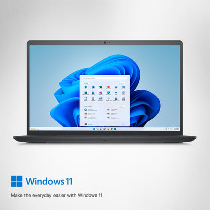 DELL Inspiron Ryzen 5 Hexa Core 5625U - (8 GB/512 GB SSD/Windows 11 Home) नया Inspiron 15 लैपटॉप पतला और हल्का लैपटॉप - 15.6 इंच, कार्बन ब्लैक, 1.68 किलोग्राम, MS ऑफिस के साथ