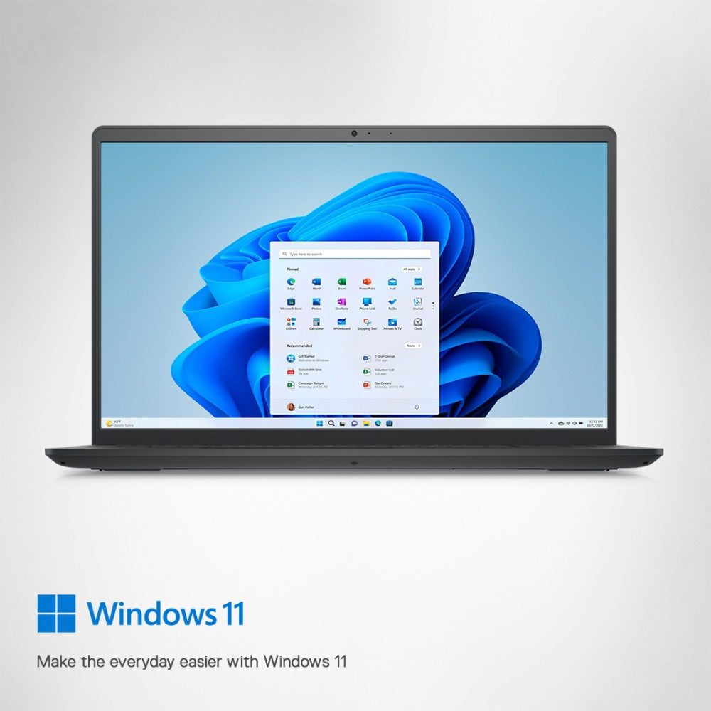 DELL Core i3 12वीं पीढ़ी - (8 जीबी/512 जीबी एसएसडी/विंडोज 11 होम) नया इंस्पिरॉन 15 लैपटॉप पतला और हल्का लैपटॉप - 38 सेमी, कार्बन ब्लैक, 1.65 किलोग्राम, एमएस ऑफिस के साथ