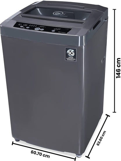 Godrej 7.5 kg Fully Automatic Top Load Washing Machine Grey - WTEON ADR 75 5.0 PFDTN ROGR