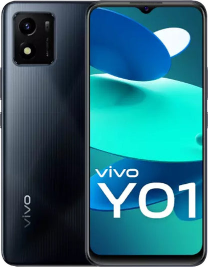 vivo Y01 (Elegant Black, 32 GB) - 2 GB RAM