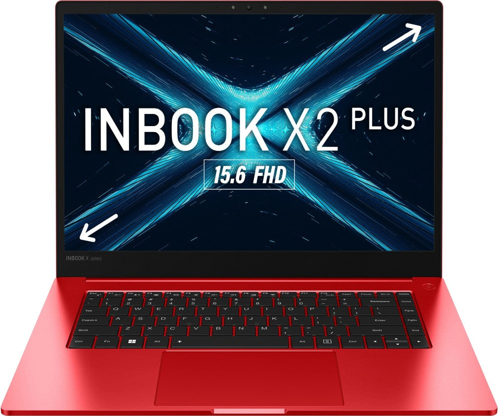 Infinix INBook X2 Plus Core i3 11वीं पीढ़ी - (8 जीबी/256 जीबी SSD/विंडोज 11 होम) XL25 पतला और हल्का लैपटॉप - 15.6 इंच, लाल, 1.58 किलोग्राम