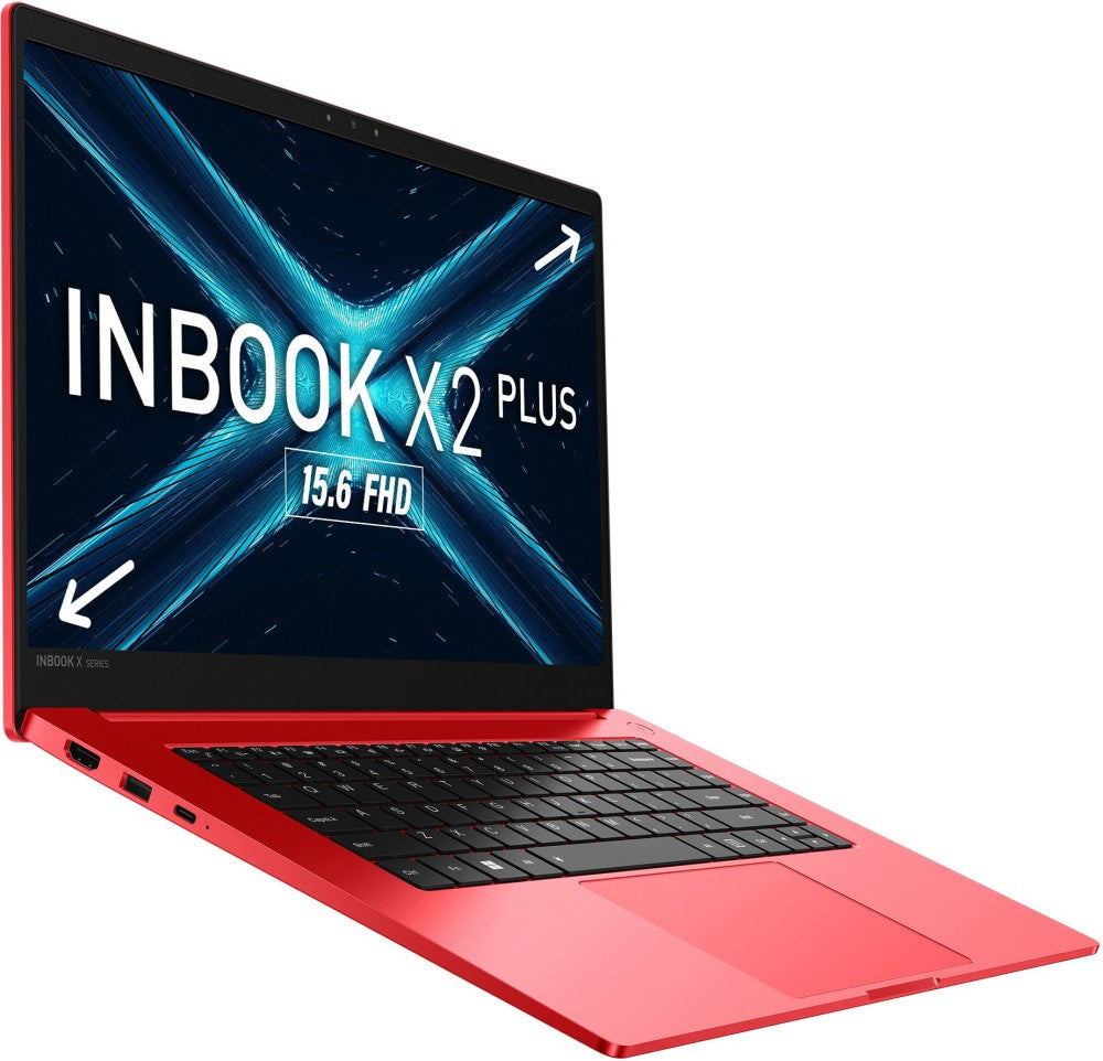 Infinix INBook X2 Plus Core i3 11वीं पीढ़ी - (8 जीबी/256 जीबी SSD/विंडोज 11 होम) XL25 पतला और हल्का लैपटॉप - 15.6 इंच, लाल, 1.58 किलोग्राम