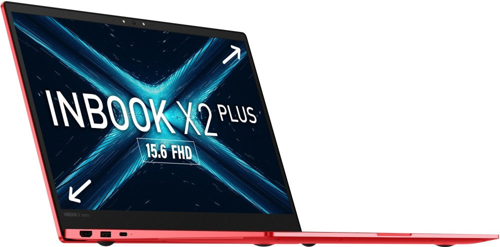 Infinix INBook X2 Plus Core i3 11वीं पीढ़ी - (8 जीबी/256 जीबी SSD/विंडोज 11 होम) XL25 पतला और हल्का लैपटॉप - 15.6 इंच, लाल, 1.58 किलोग्राम