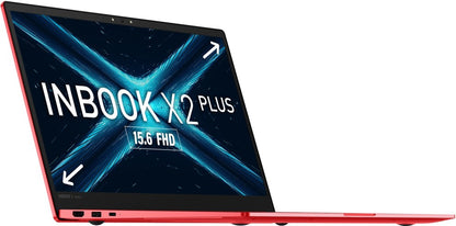 Infinix INBook X2 Plus Core i3 11वीं पीढ़ी - (8 जीबी/512 जीबी SSD/विंडोज 11 होम) XL25 पतला और हल्का लैपटॉप - 15.6 इंच, लाल, 1.58 किलोग्राम