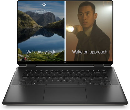 HP Spectre x360 (2023) Eyesafe Intel Evo Core i7 13th Gen - (16GB/1 TB SSD/Windows 11 Home) f2002TU लैपटॉप - 16 इंच, नाईटफॉल ब्लैक, 2.01 Kg, MS Office के साथ