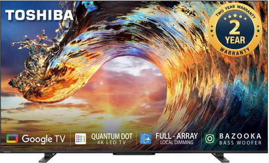 TOSHIBA M550LP Series 164 cm (65 inch) QLED Ultra HD (4K) Smart Google TV With Bass Woofer and REGZA Engine - 65M550LP