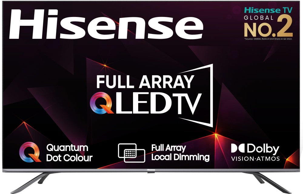 Hisense U6G सीरीज 139 सेमी (55 इंच) QLED अल्ट्रा HD (4K) स्मार्ट एंड्रॉइड टीवी फुल ऐरे लोकल डिमिंग के साथ - 55U6G