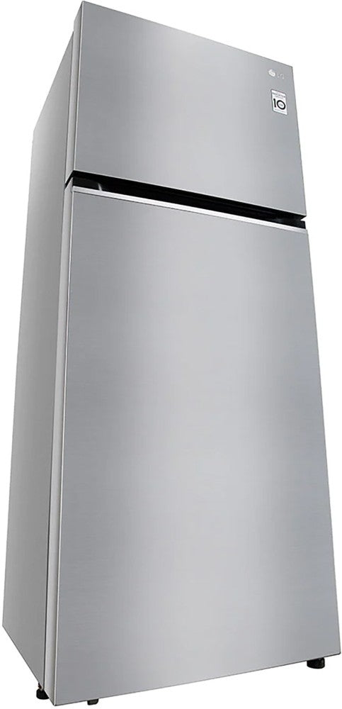 LG 380 L Frost Free Double Door 2 Star Convertible Refrigerator - Shiny Steel, GL-S412SPZY