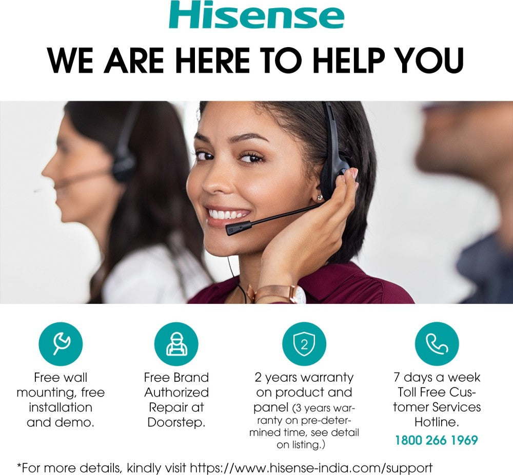 Hisense 139 सेमी (55 इंच) अल्ट्रा एचडी (4K) एलईडी स्मार्ट गूगल टीवी 102W जेबीएल 6 स्पीकर, डॉल्बी विजन और एटमॉस के साथ - 55A7H