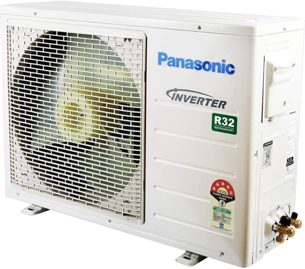 Panasonic 1.5 टन 5 स्टार स्प्लिट इन्वर्टर एसी वाई-फाई कनेक्ट के साथ - सफेद - CS/CU-NU18XKYW5A, कॉपर कंडेंसर