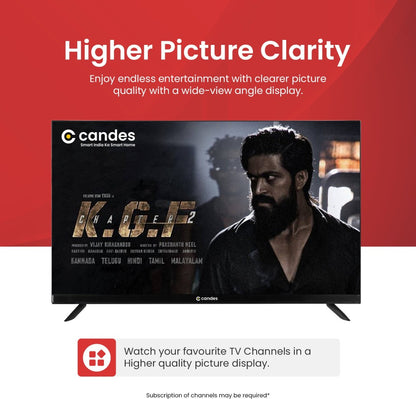 Candes Frameless 81 cm (32 inch) HD Ready LED TV - F32N001