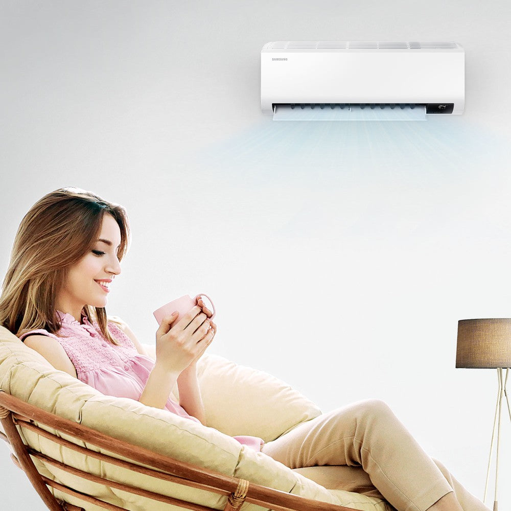 SAMSUNG 1.5 Ton 5 Star Split Inverter AC with Wi-fi Connect  - White - AR18BYNZBWK, AR18BYNZBWKNNA, AR18BYNZBWKXNA, Copper Condenser