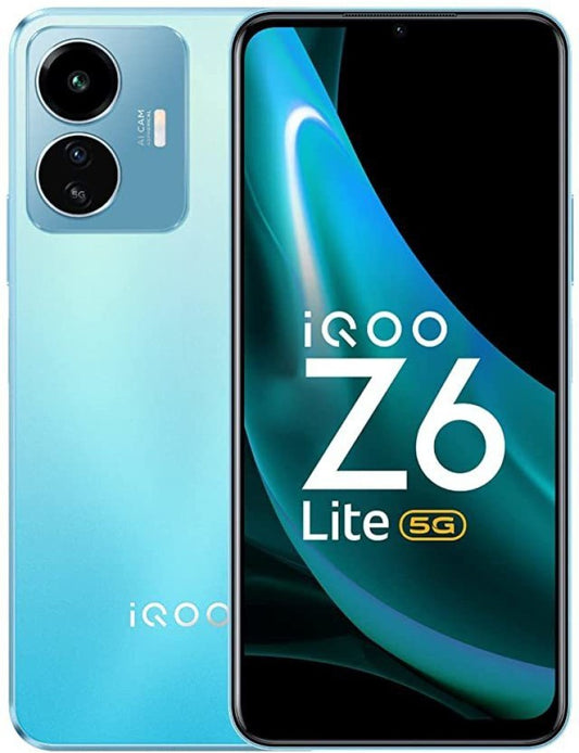 IQOO Z6 Lite 5G (Without Charger) (Stellar Green, 128 GB) - 6 GB RAM