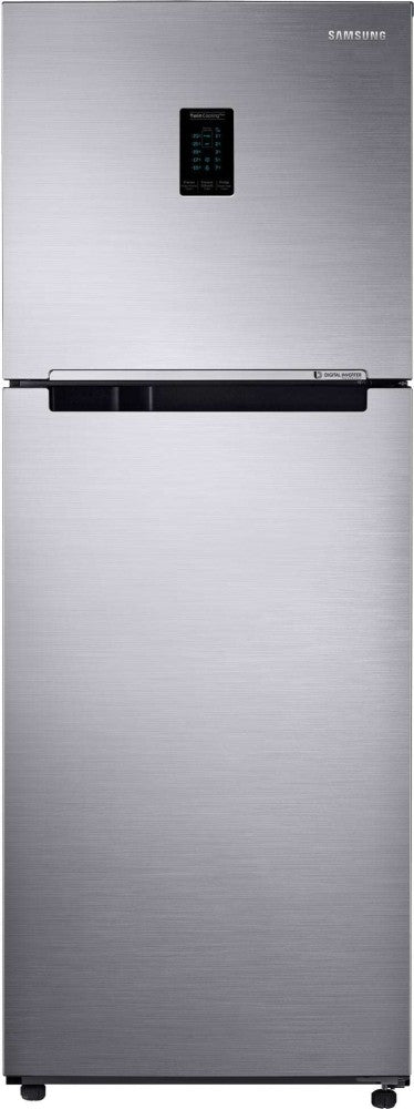 SAMSUNG 324 L Frost Free Double Door 3 Star Convertible Refrigerator - Elegant Inox, RT34T4513S8/HL