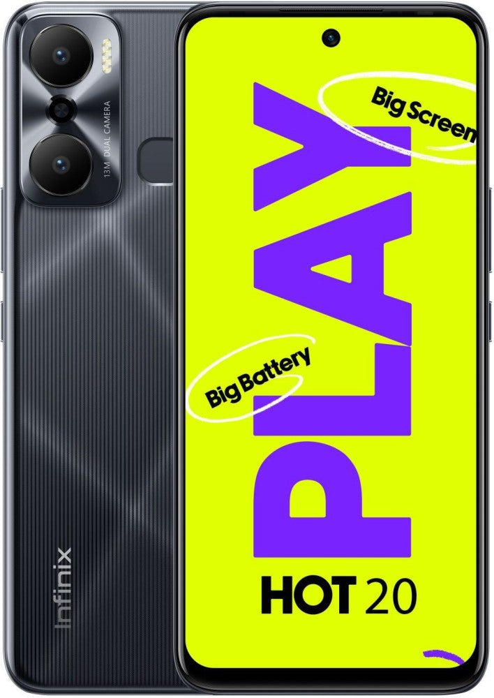 Infinix HOT 20 Play (Racing Black, 64 GB) - 4 GB RAM