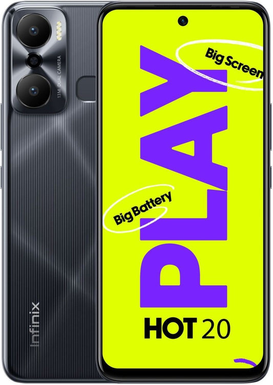 Infinix HOT 20 Play (Racing Black, 64 GB) - 4 GB RAM